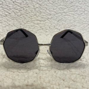Vans Silver / Black Octagon Sunglasses